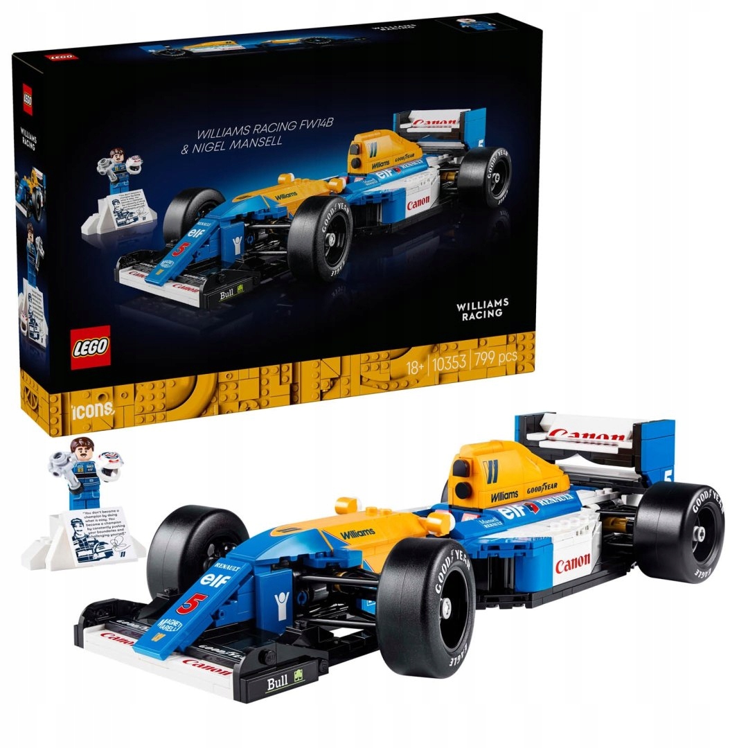 Lego Icons Williams Racing Fw14B a Nigel Mansell 10353