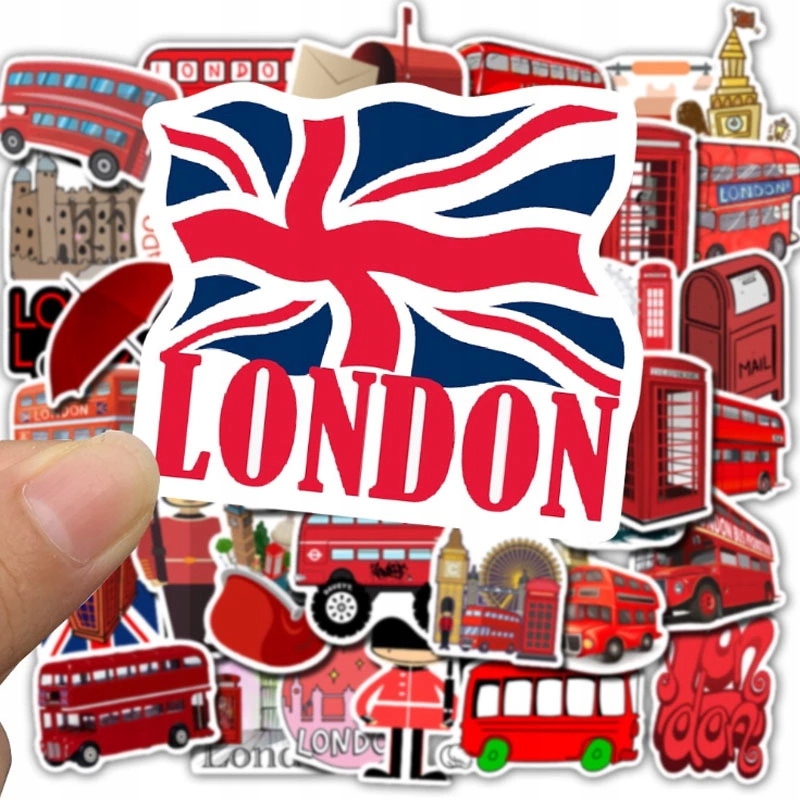 

Sticker Bomb Naklejki Na Telefon MIX London 50szt