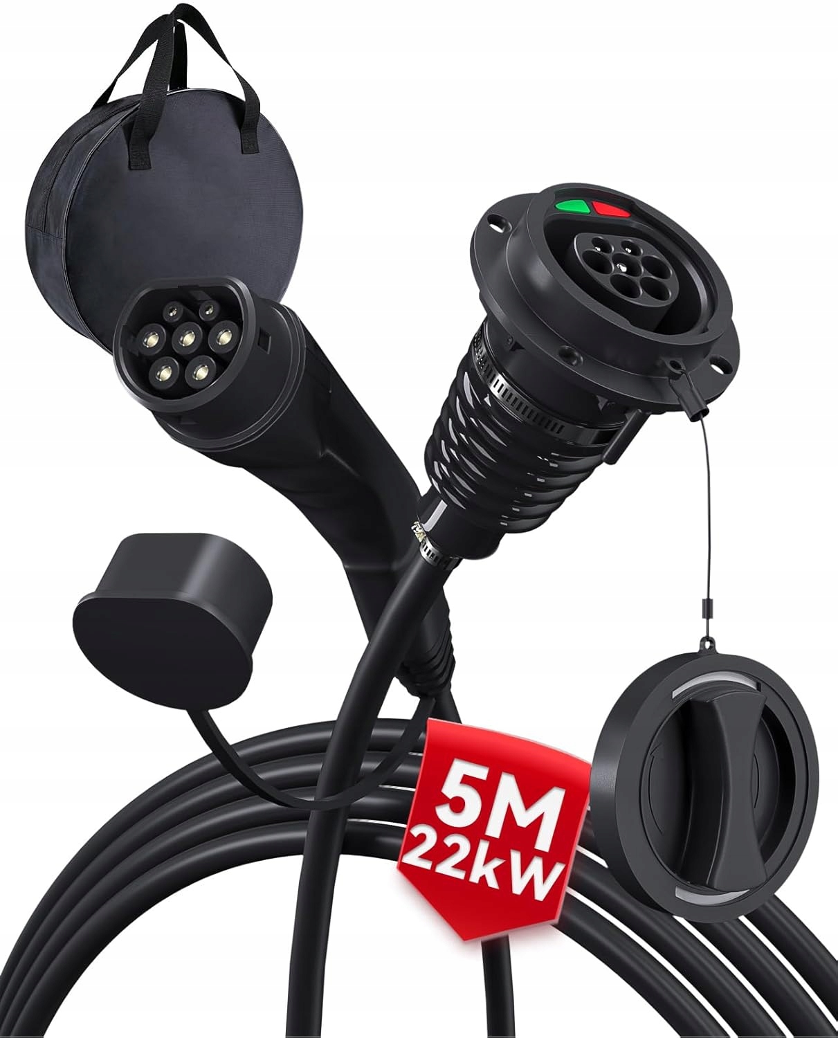 Nabíjačka Pre Elektrické Auto Mcevkeln 22KW Nabíjací Kábel 5 M