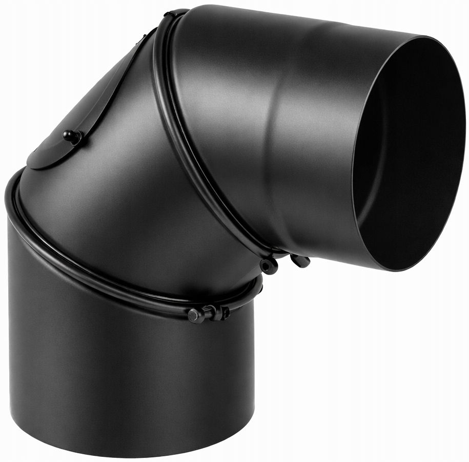 Kolano Żaroodporne 100cm fi 120mm grubość 2mm-Zdjęcie-0