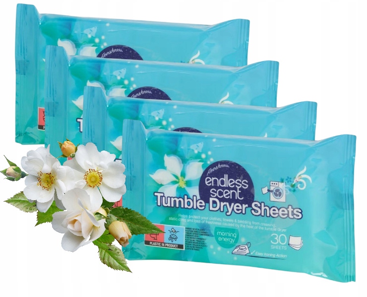 Levně Vonné ubrousky do sušičky Antistatické vonné ubrousky 120 ks