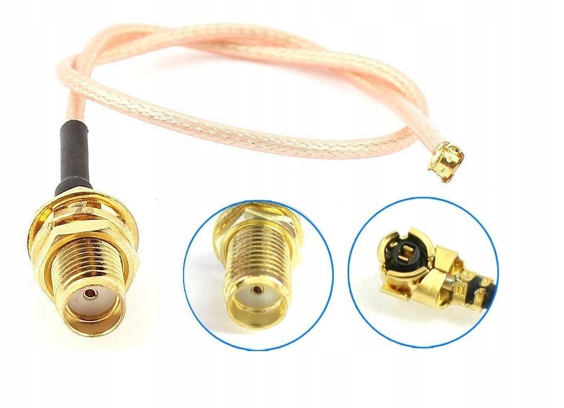 Адаптер для антенны GSM U. FL IPEX-SMA Female 30 см