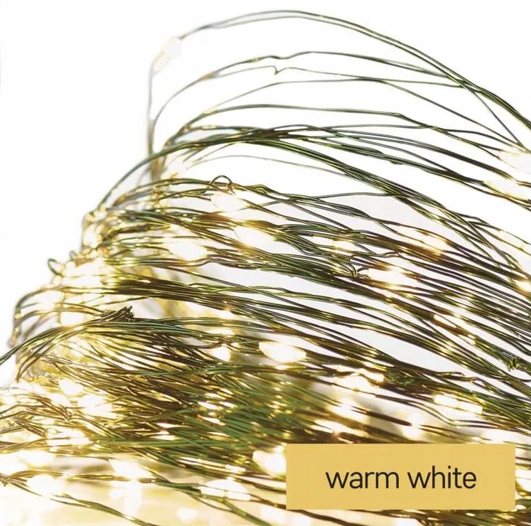 

Lampki dekoracja Nano 40 Led 4m Ww Timer