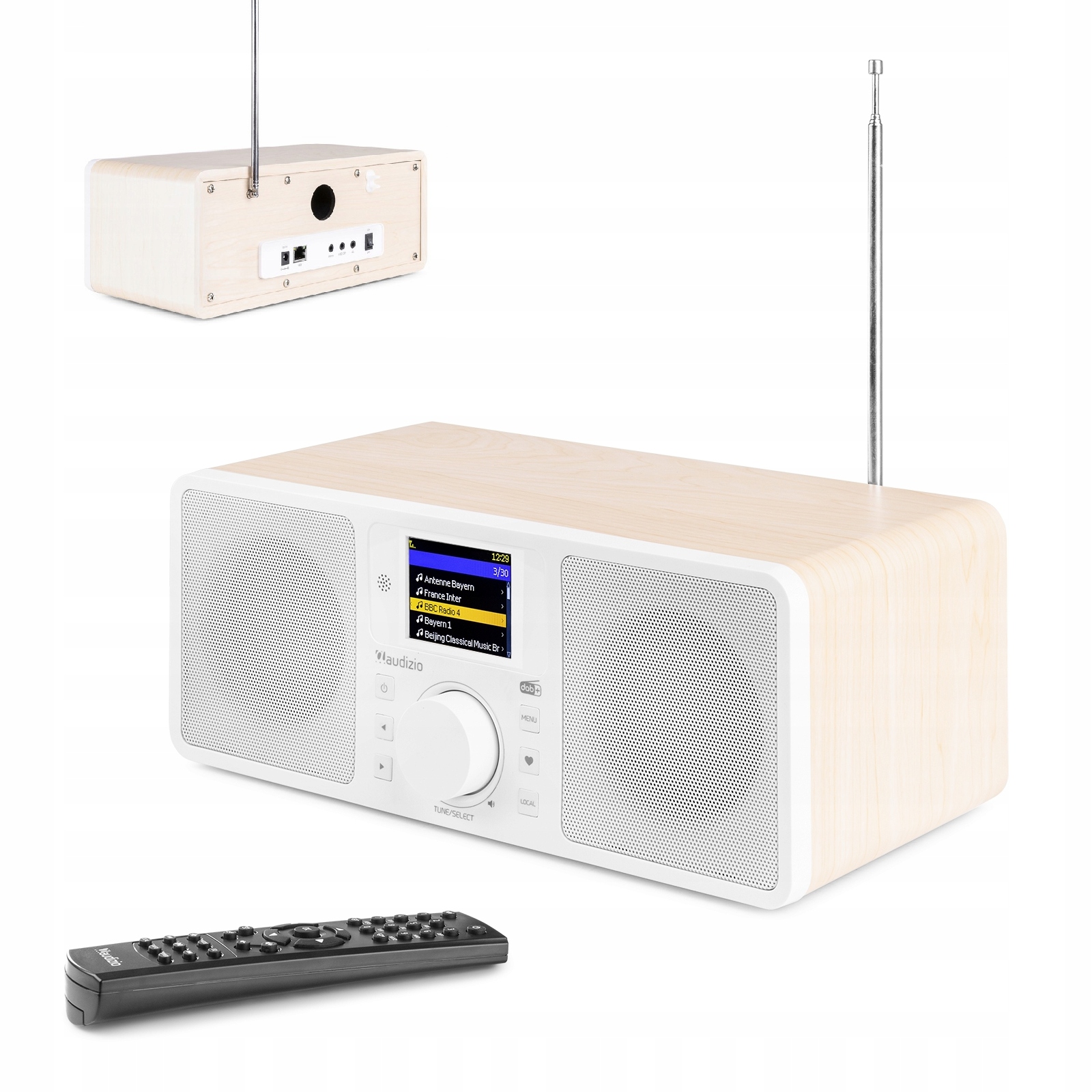 

Radio Internetowe Wifi Dab+ Fm Bt pilot Białe