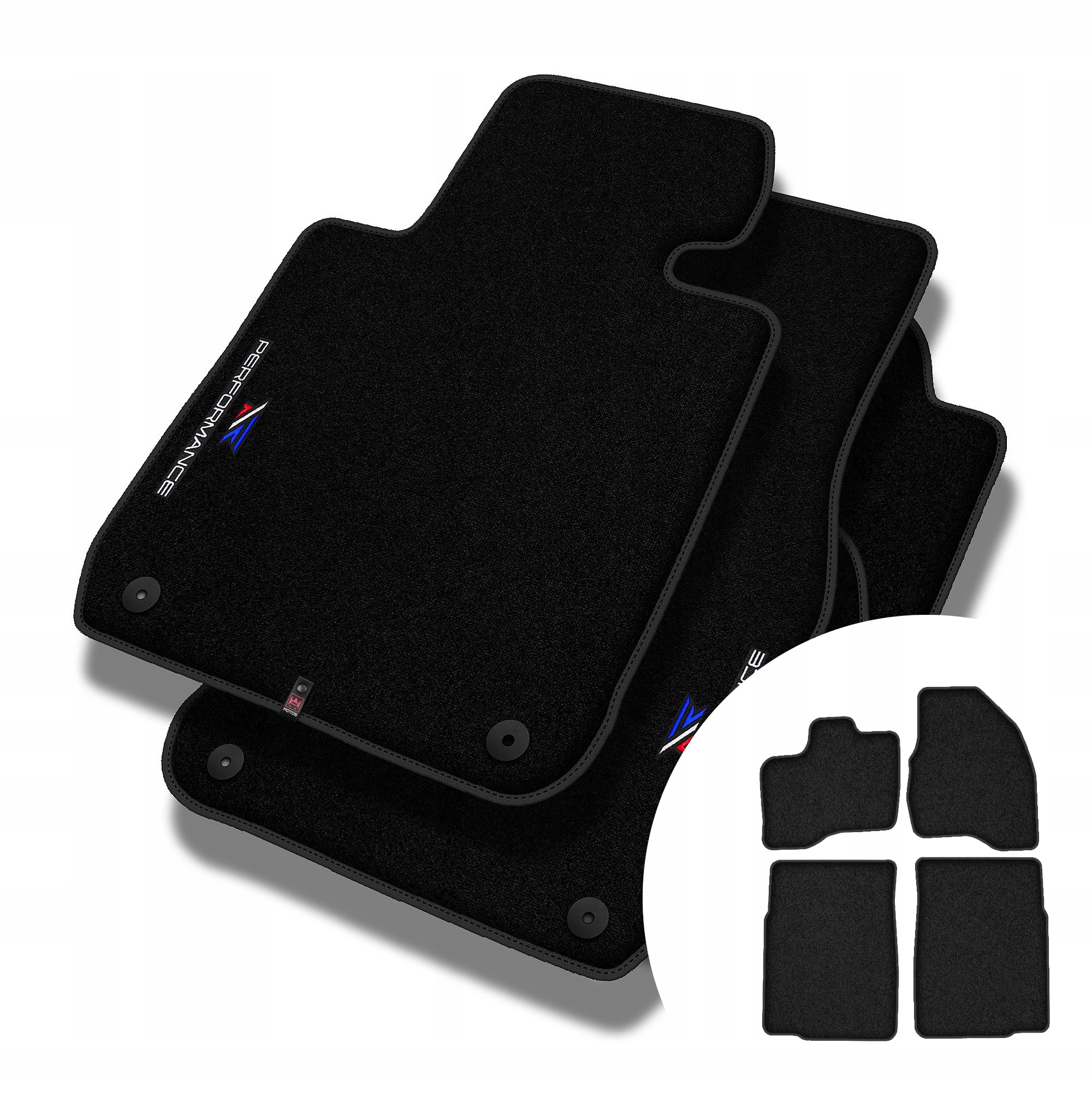 Velúrové rohože Performance Premium pre Ford Explorer V 2010-2019