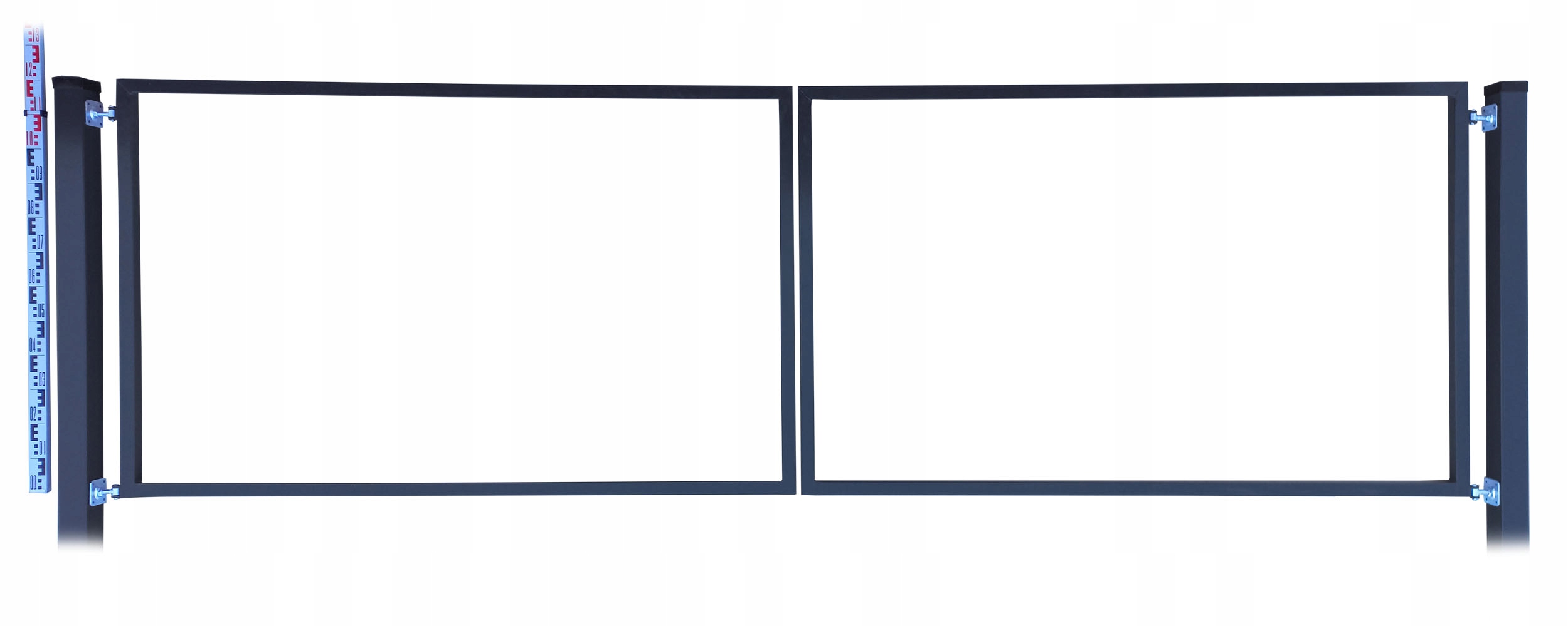 Brána Rama pro štafle a panely 120 cm grafit RAL7016 Sloupky štafle