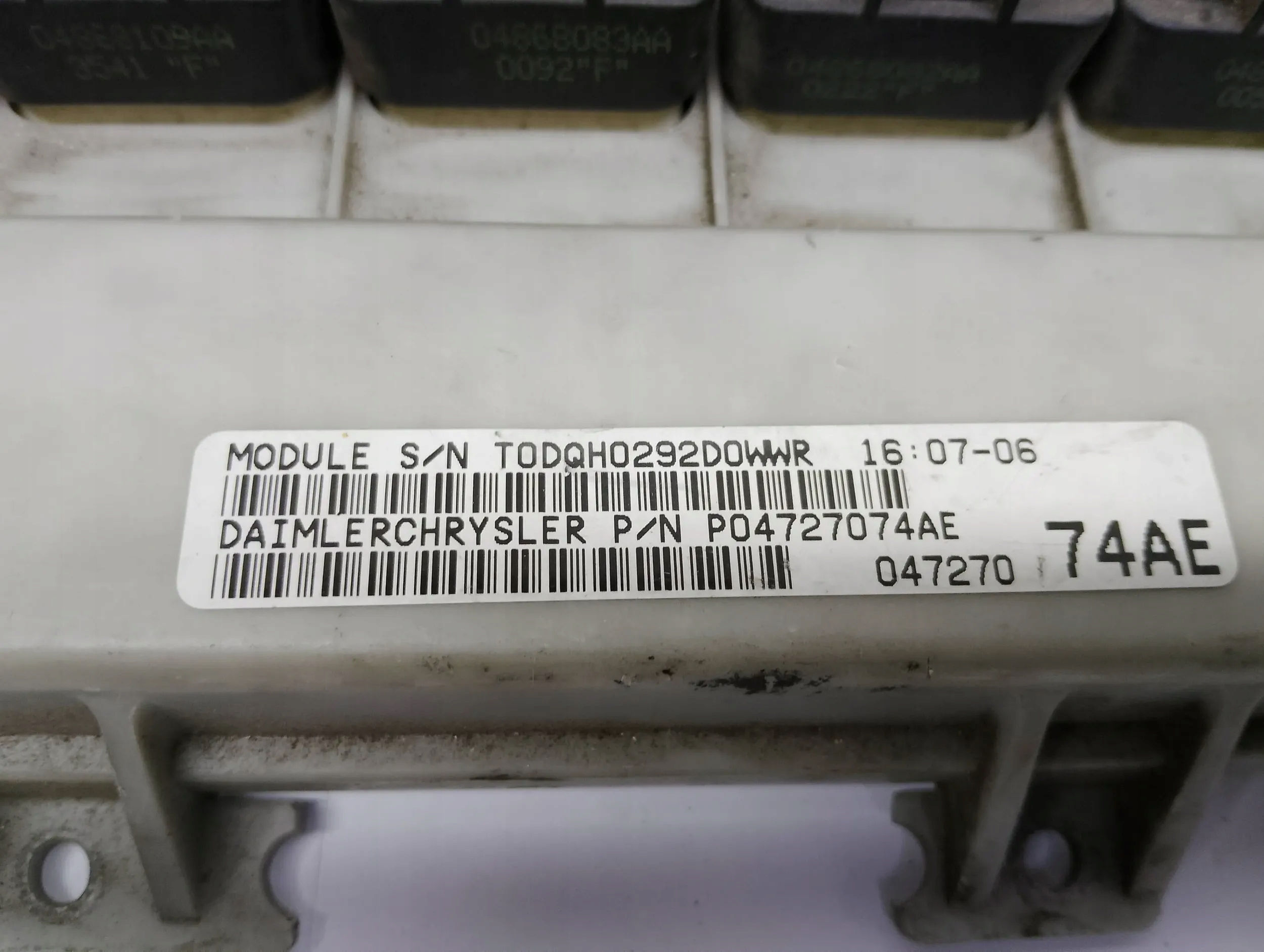 control unit module Voyager PO4727074AE