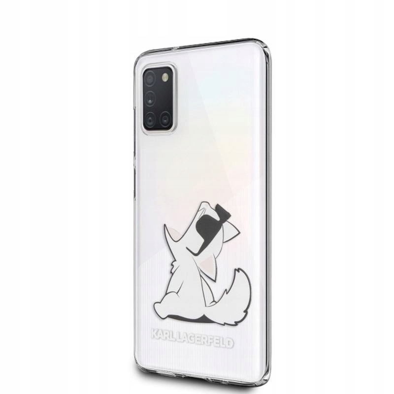 Etui Karl Lagerfeld Choupette Fun na Samsung Galaxy A31 przezroczyste Karl