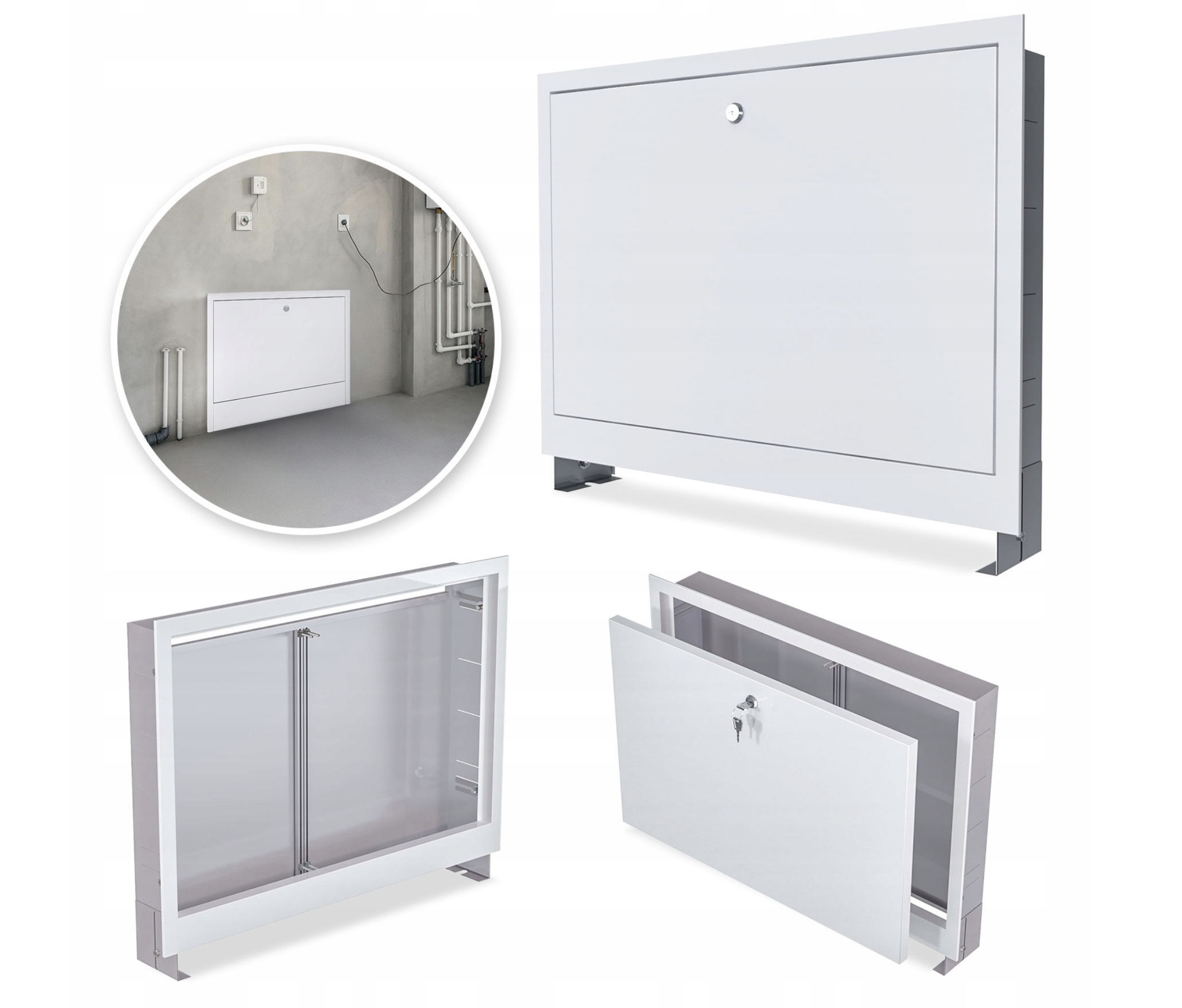 Podomítková Skříňka Pro Rozdělovač 9-10 Obvodová Skříňka Rozdělovače