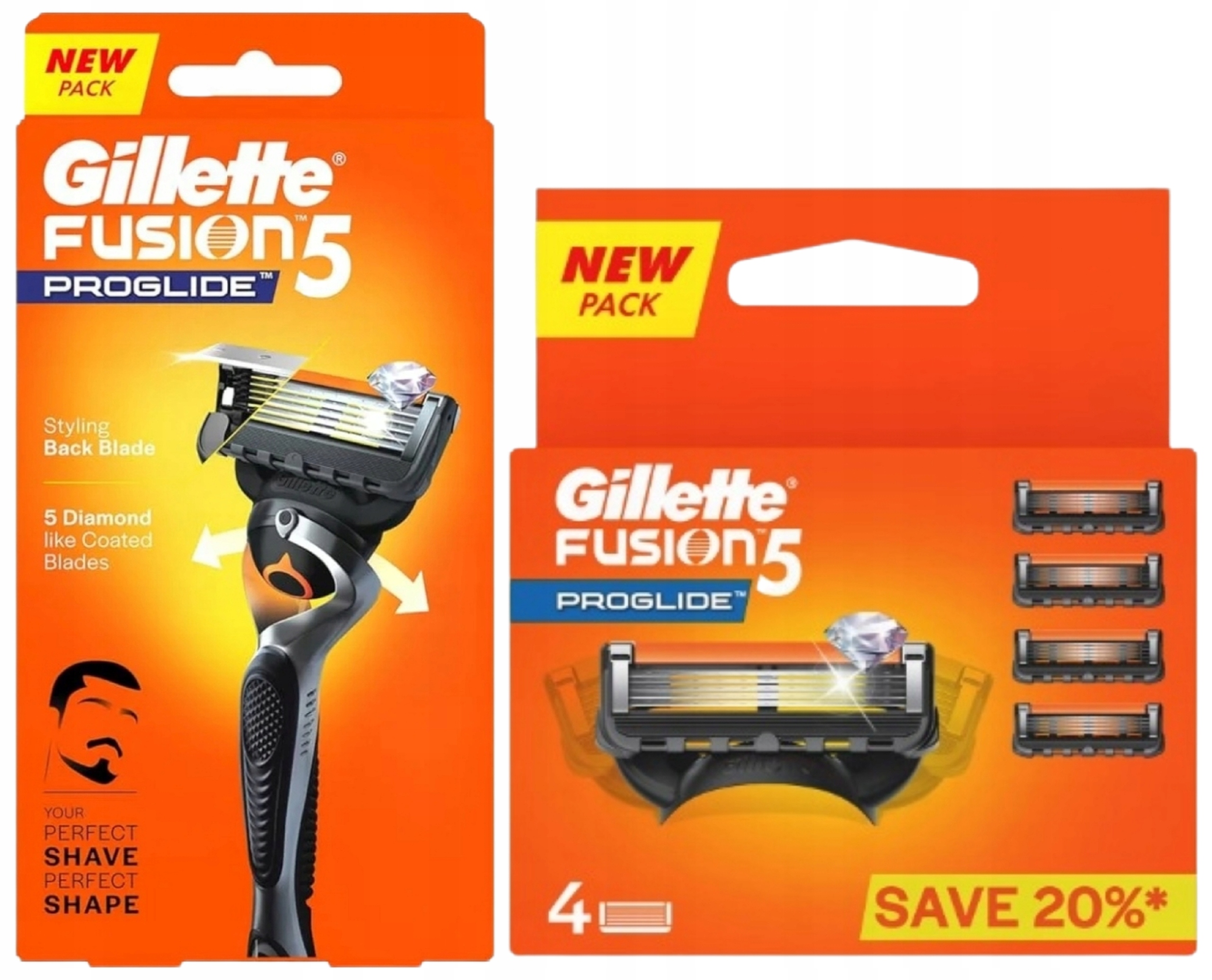 Maszynka Flexball 1 szt. Gillette Fusion5 Proglide 4 szt.