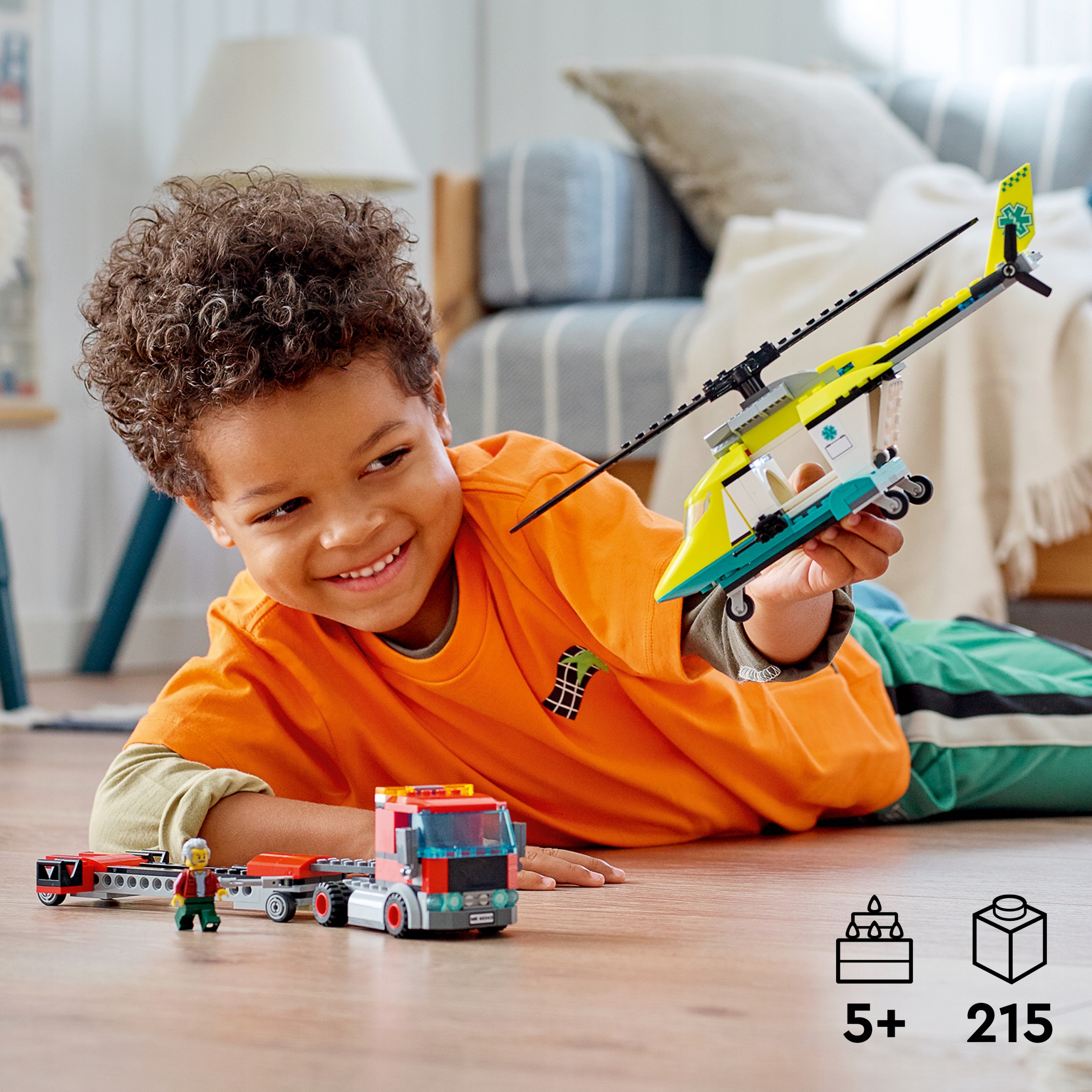 LEGO City Laweta helikoptera ratunkowego 60343 Marka LEGO