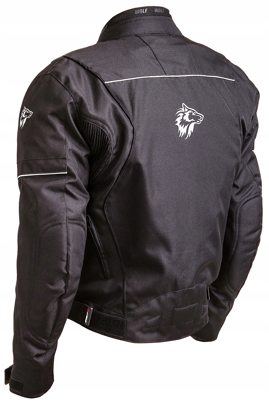 TEKSTYLNA KURTKA MOTOCYKLOWA WOLF GRATIS BLACK Materiał tekstylia