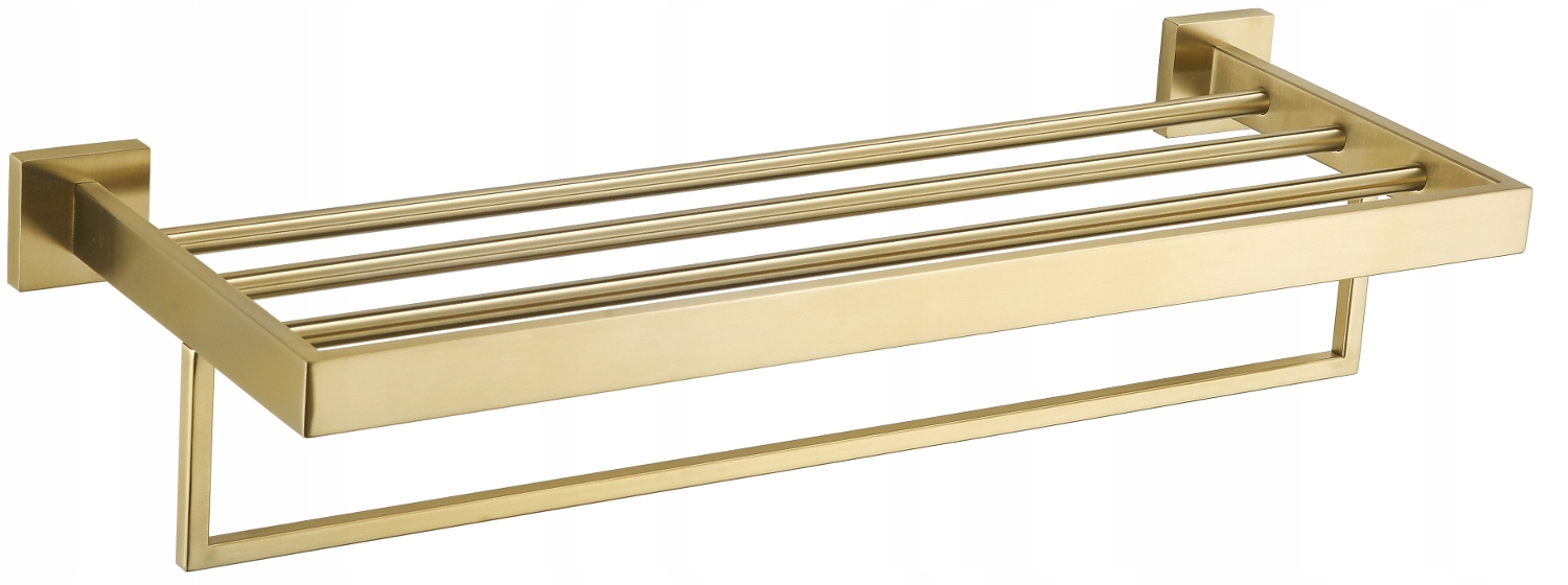 

Mexen Vox Wisząca Półka Wieszak Na Ręczniki Złota