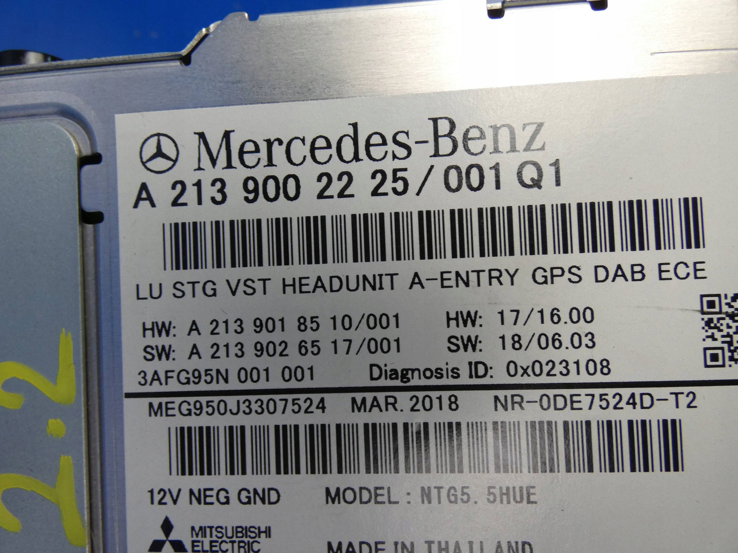 MERCEDES E KLASA W213 W205 module RADIO navigation GPS