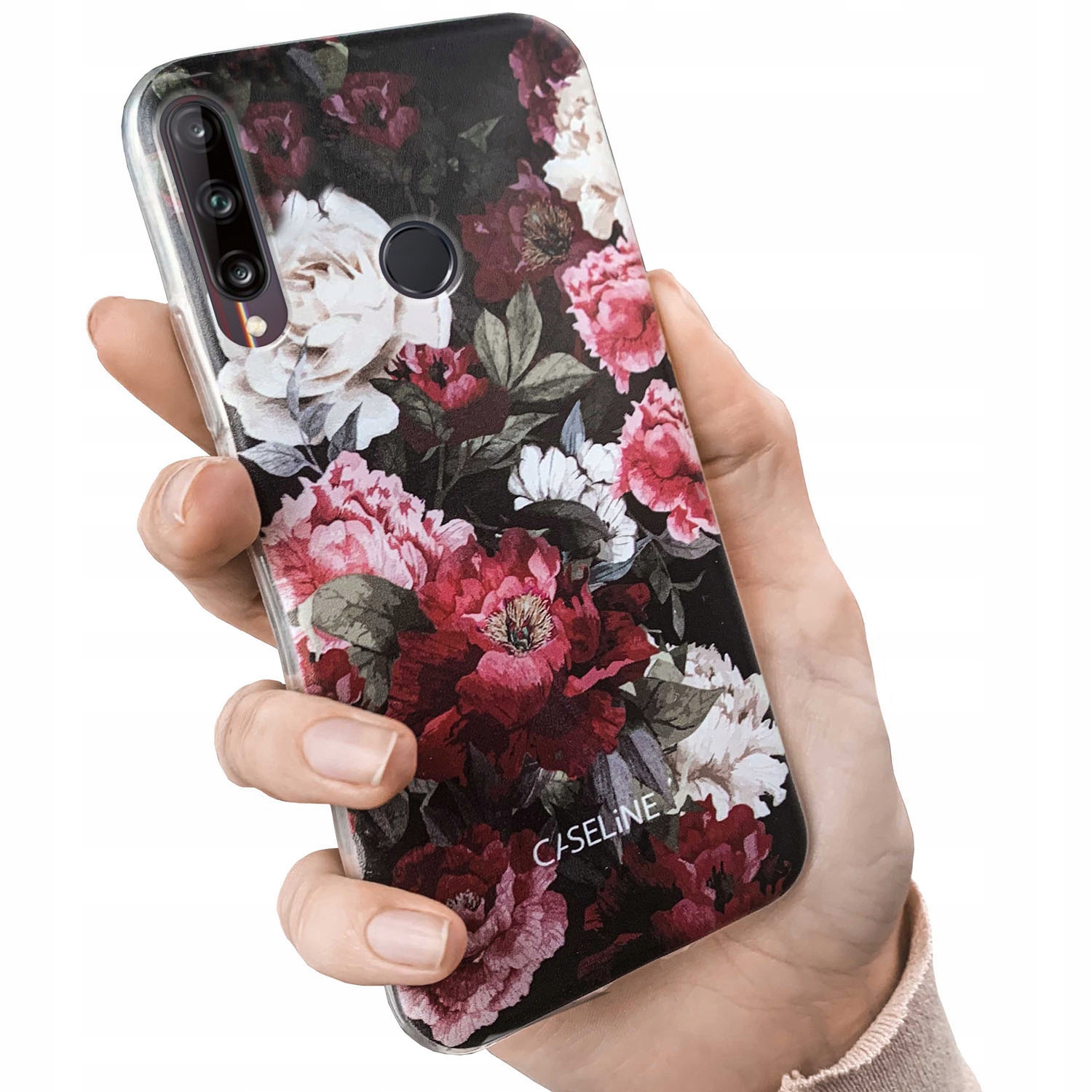 

Etui do Huawei P40 Lite E guma wzory + szkło