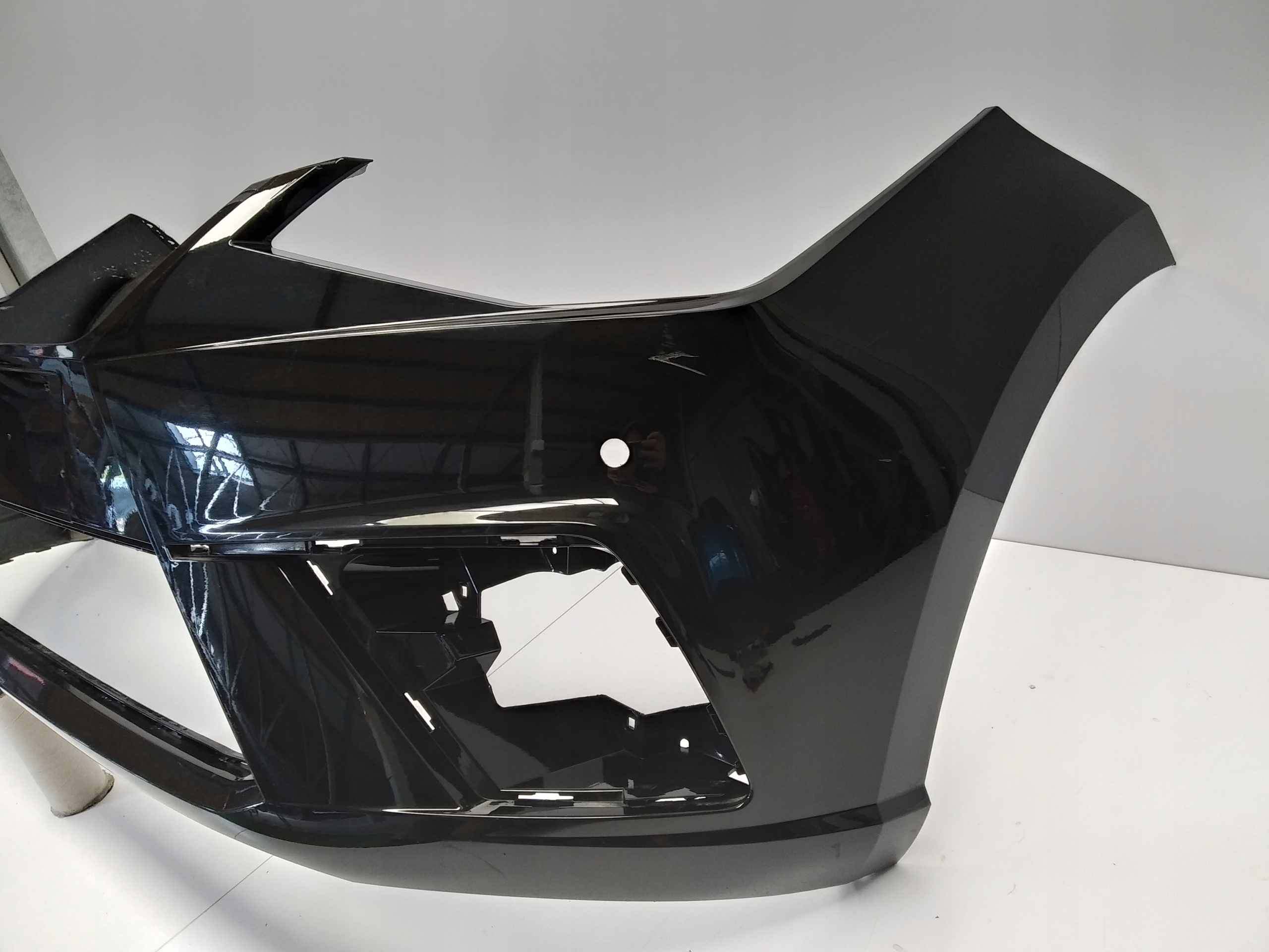 2017r + Seat Ibiza V bumper front PDC black 6f original