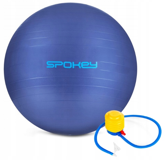 Piłka fitness do ćwiczeń rehabilitacji BumFit Bfs 65cm pompka Spokey