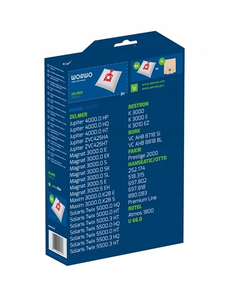 12x WORKI FILTR HEPA DO ODKURZACZA ZELMER SOLARIS MAGNAT + ZAPACH ZMB03K Marka inna