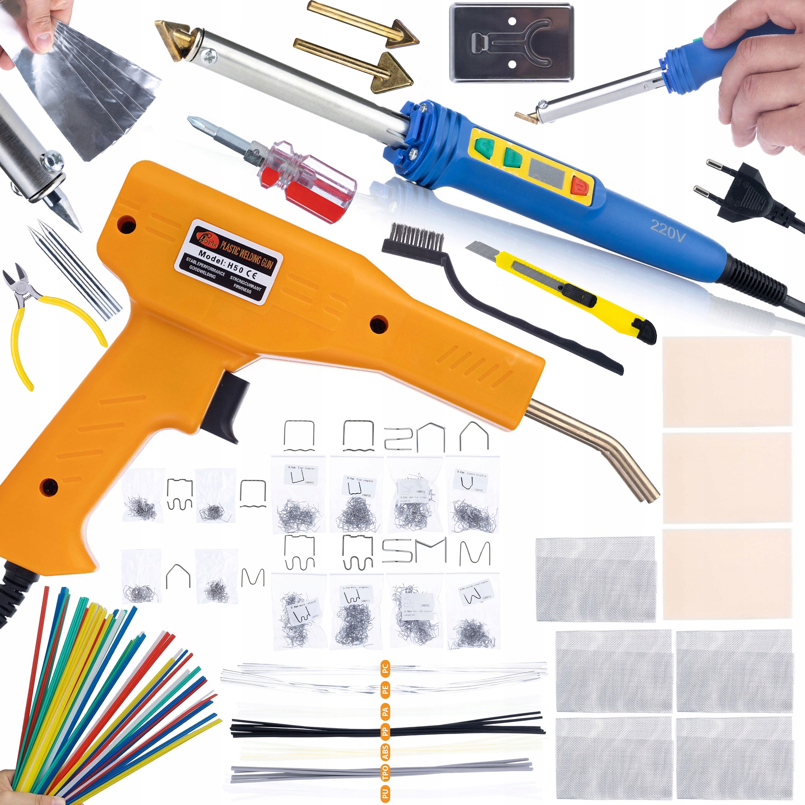 LUTOWNICA BLUE KONG 120W ZSZYWACZ+200 ZSZYWEK+800 ZSZYWEK+ZESTAW SPOIW