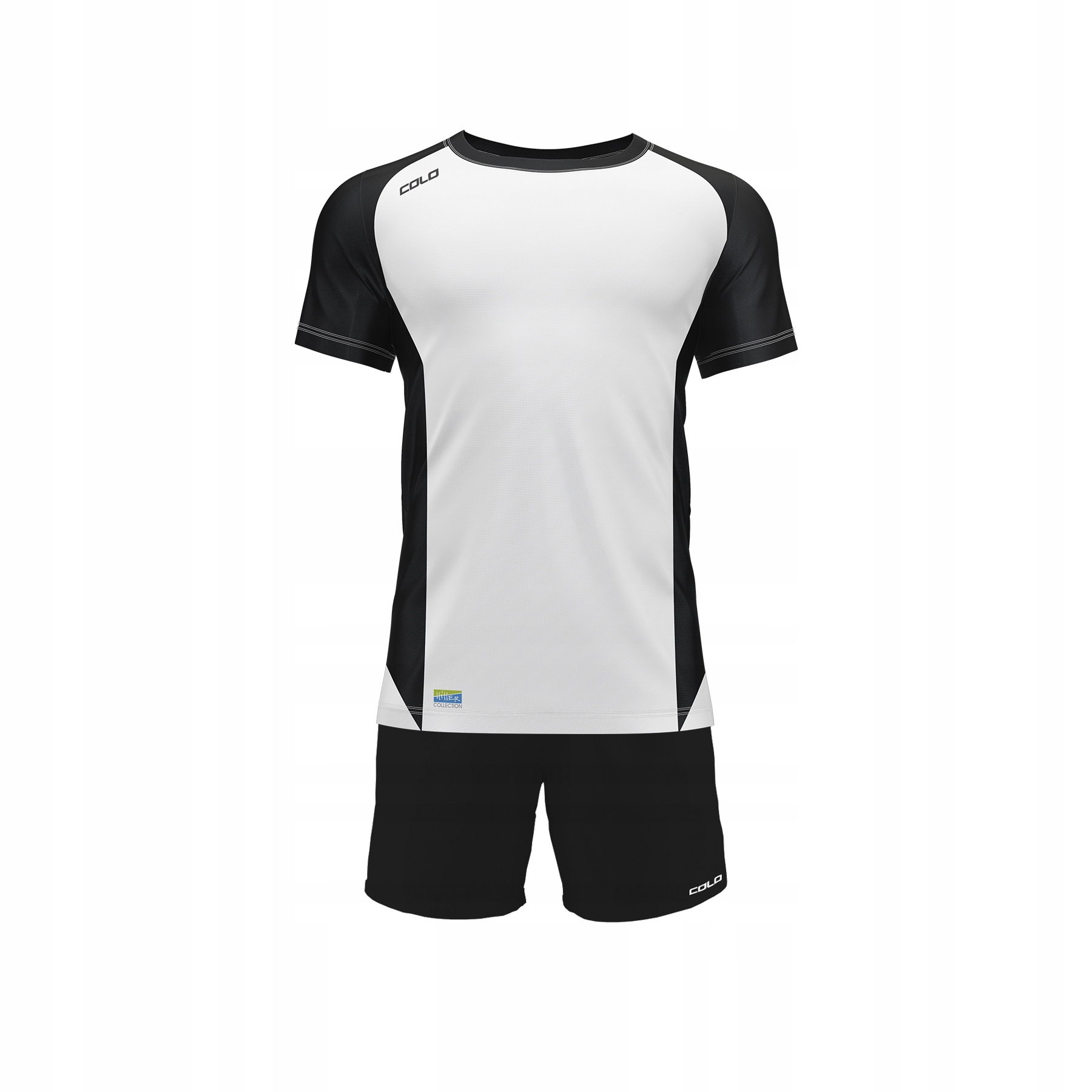 STRÓJ SPORTOWY HITTER COLO BIAŁO-CZARNY - R. M