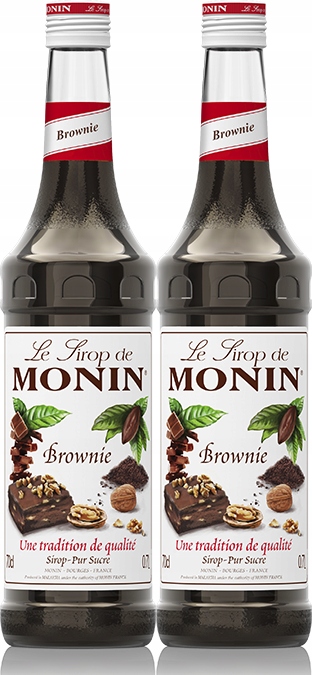 Syrop do kawy Monin Brownie 700 ml x2