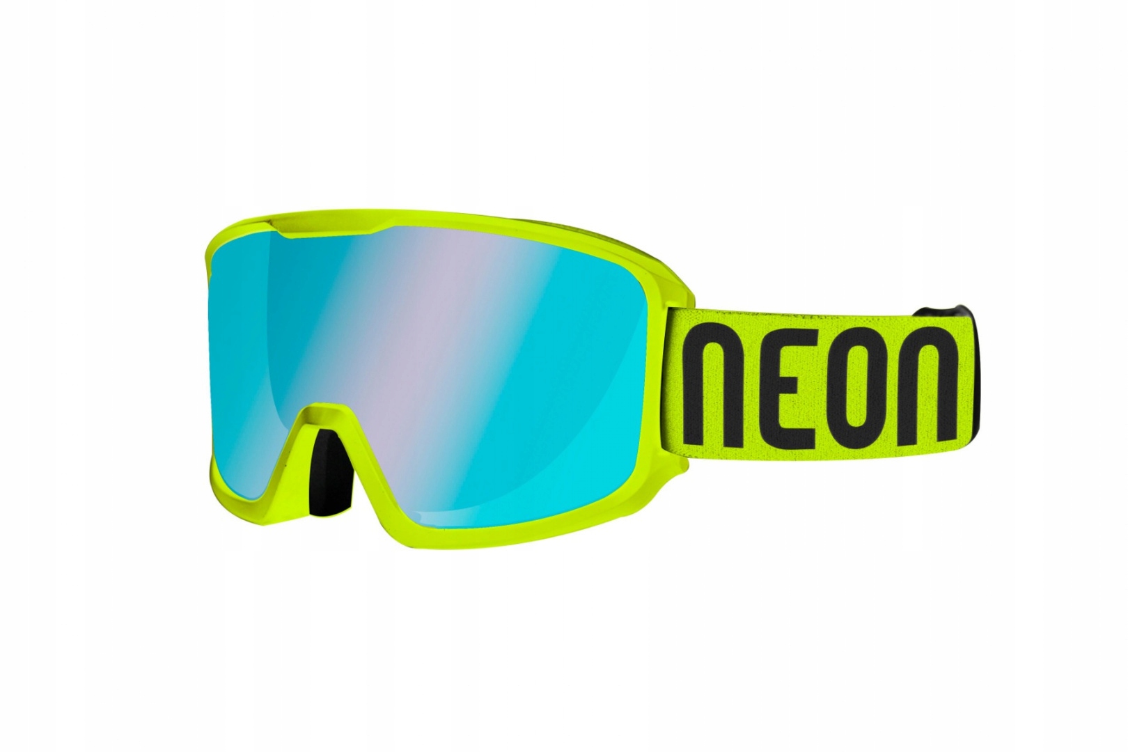 GOGLE NEON ASPEN YELLOW FLUO SZYBA STEEL CAT3