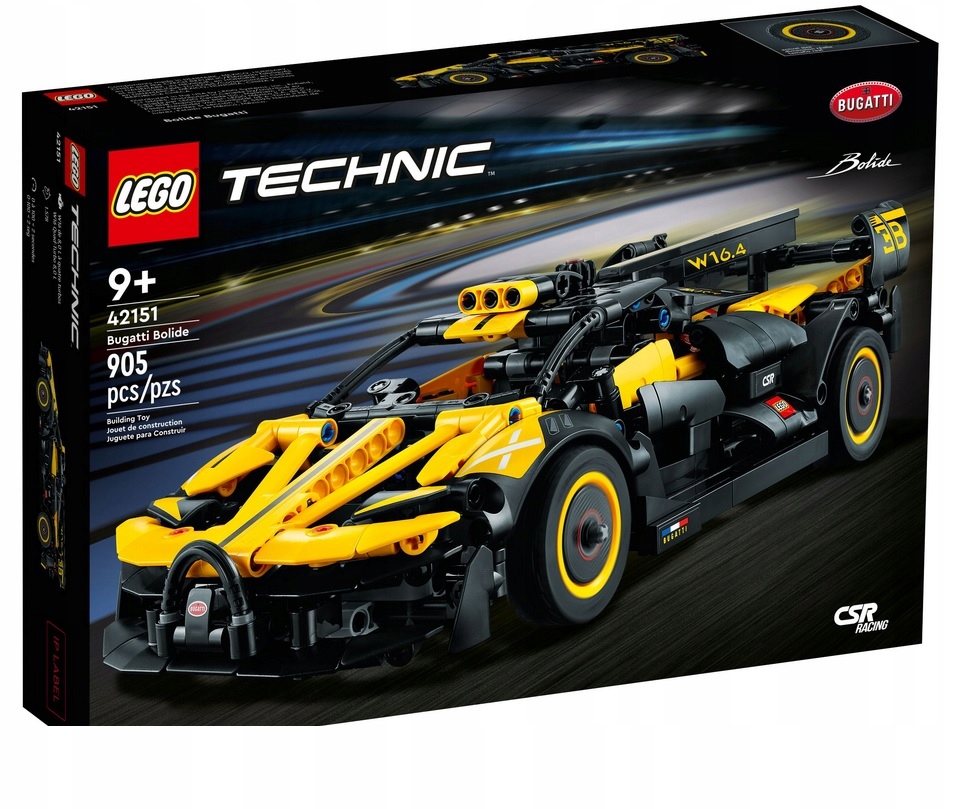 

Lego Technic Bolid Bugatti 42151 Formuła Auto Csr