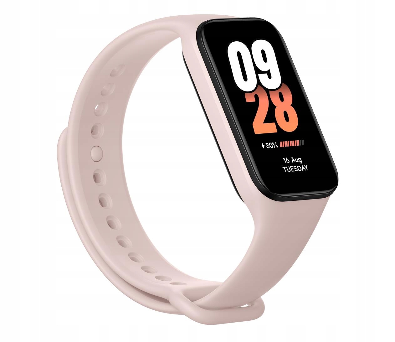 SMARTBAND Xiaomi Mi Band 8 Active RÓŻOWY SpO2 5 ATM TFT Bluetooth 5.1 BLE Stan opakowania oryginalne