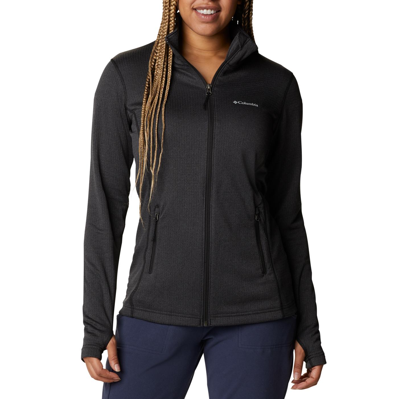 Damska Bluza Polarowa W Park View Grid Fleece Full