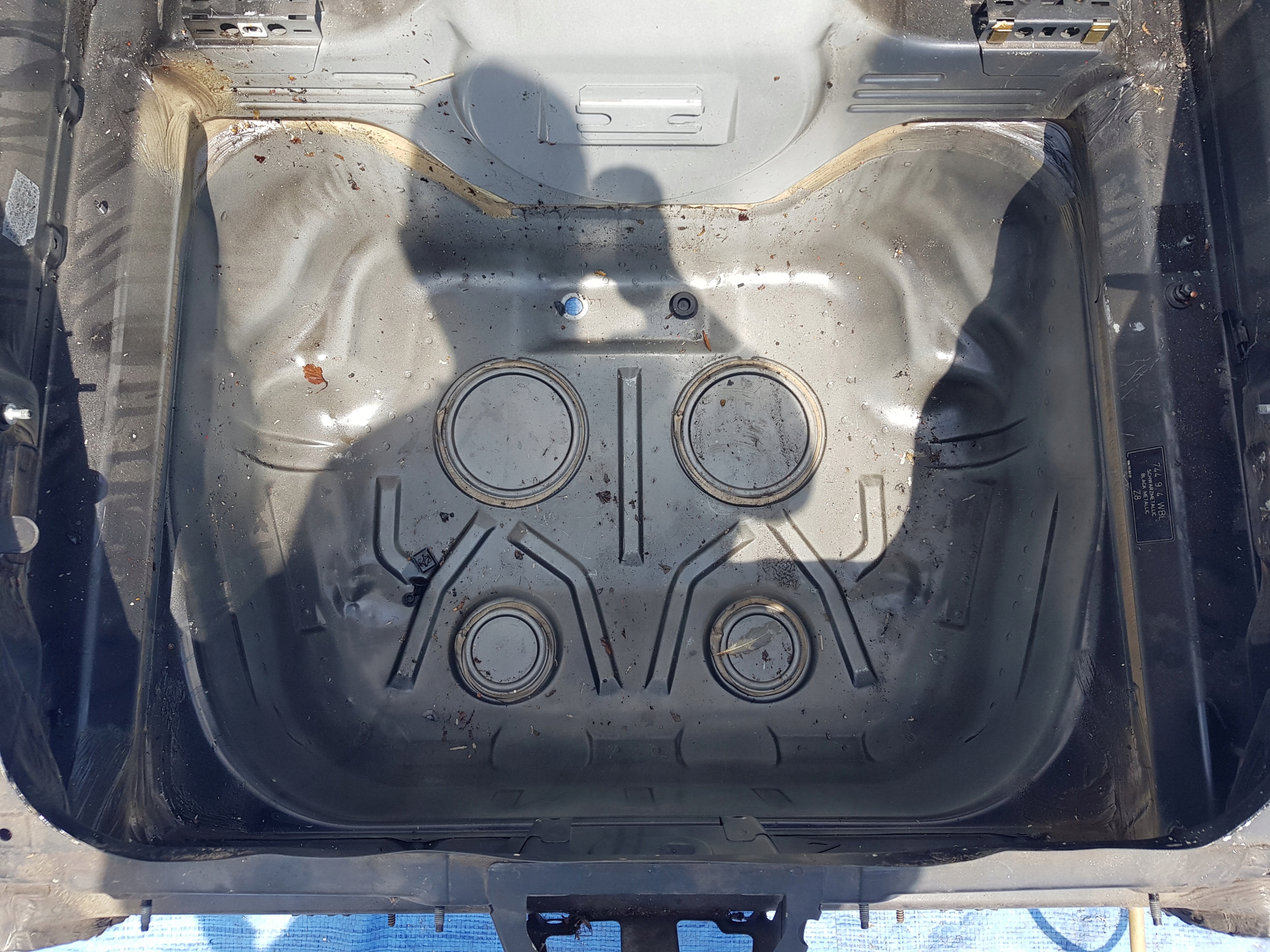 quarter sump support panel for radiators PODLUZNICE front PORSCHE BOXSTER 986