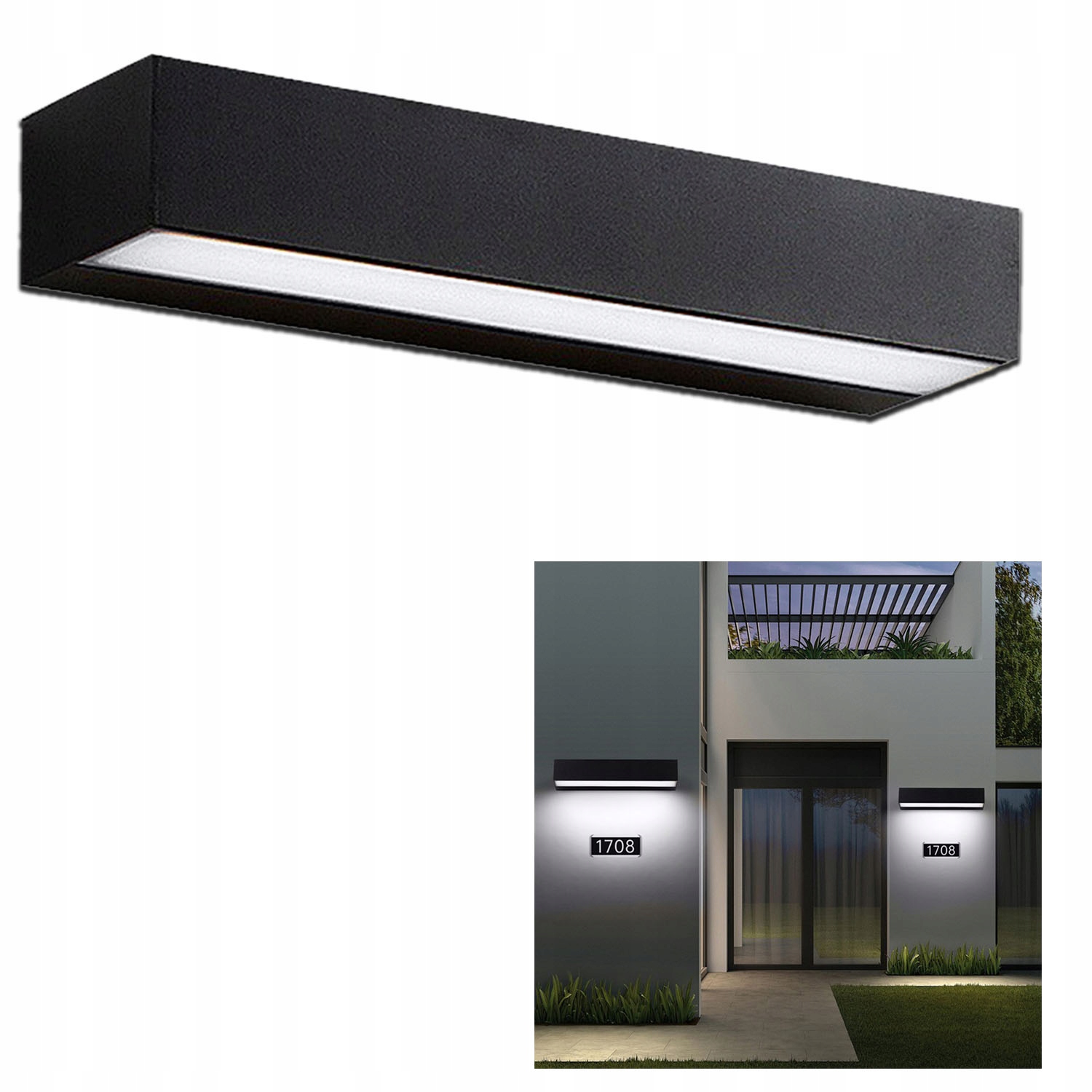 18W venkovní voděodolné nástěnné Led lampy IP65, dveřní reflektory, 30 cm