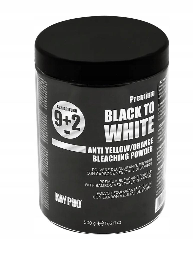 Black To White 9+2 Rozjaśniacz Premium z carbonem