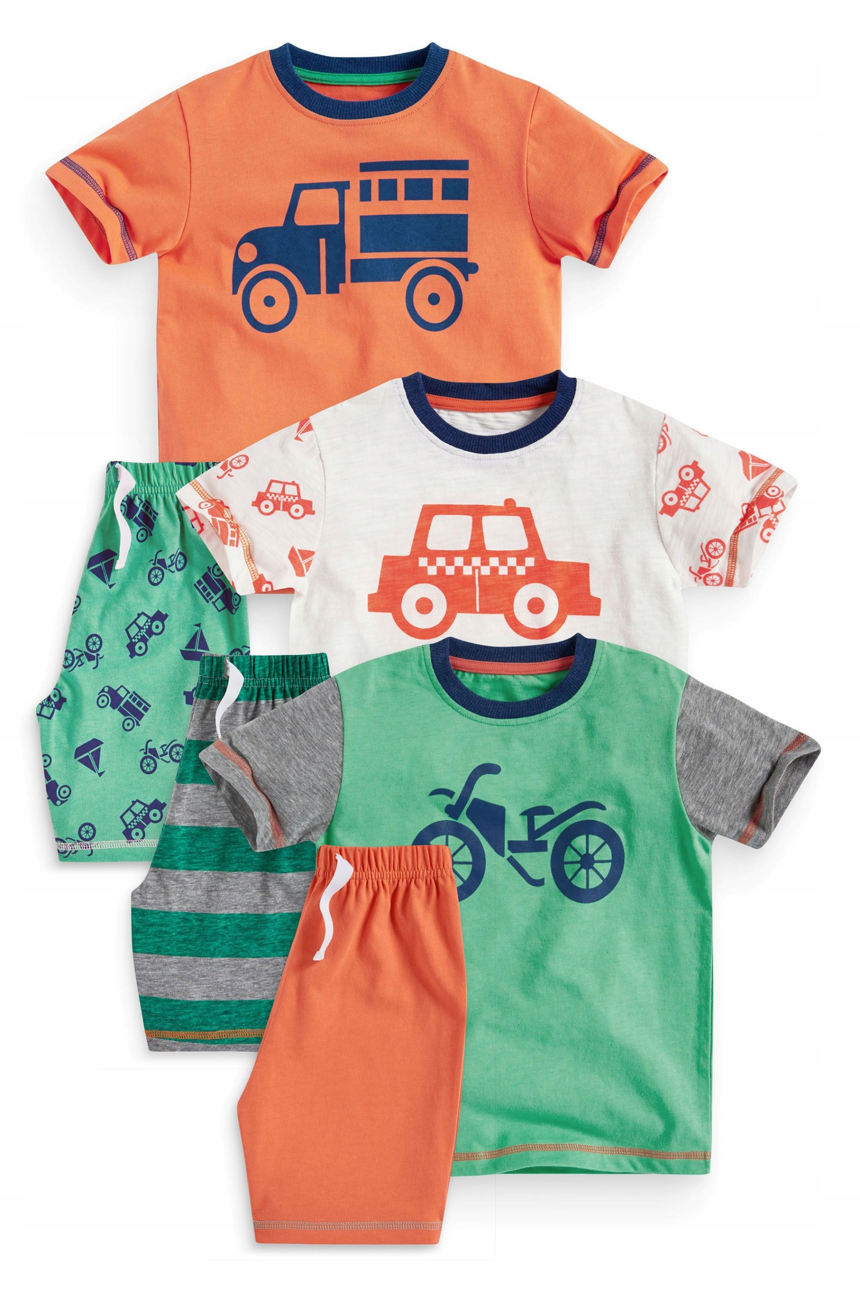 

next 3 komplety Piżamki Pojazdy 6-7 lat 122 cm