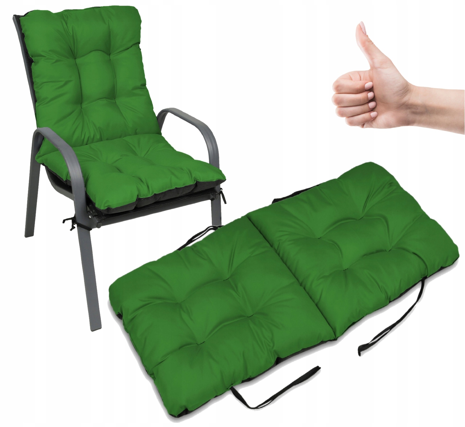 

Poduszka na krzesło leżak ogrodowe 96x48 cm fotel