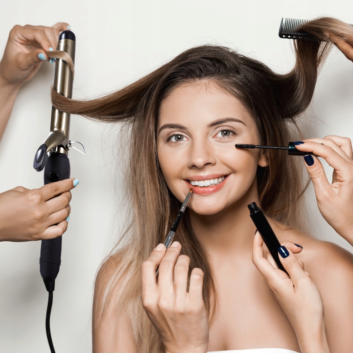 LOKÓWKA DO KRĘCENIA WŁOSÓW LOKÓW CERAMICZNA FALOWNICA 19MM 200 STOPNI Funkcje szybkie nagrzewanie