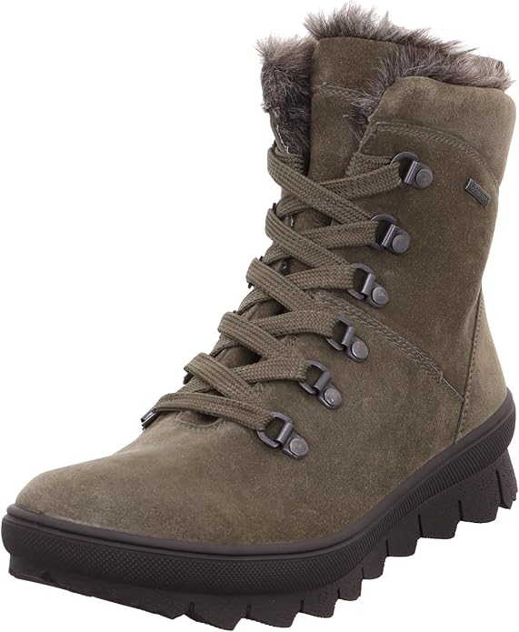 Legero Dámské Kotníkové Boty Kožené Khaki Zateplené 38 6IA