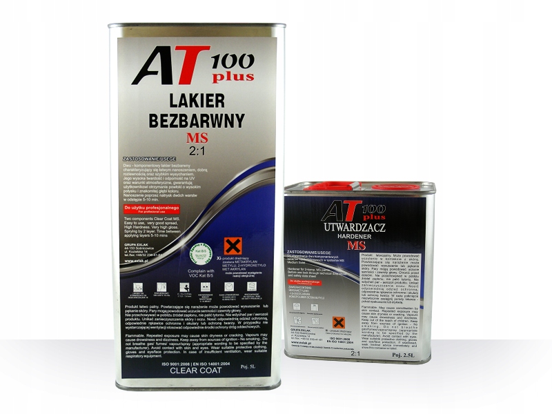 Lakier Bezb. MS PLUS + Utwardzacz (7,5L) AT-100