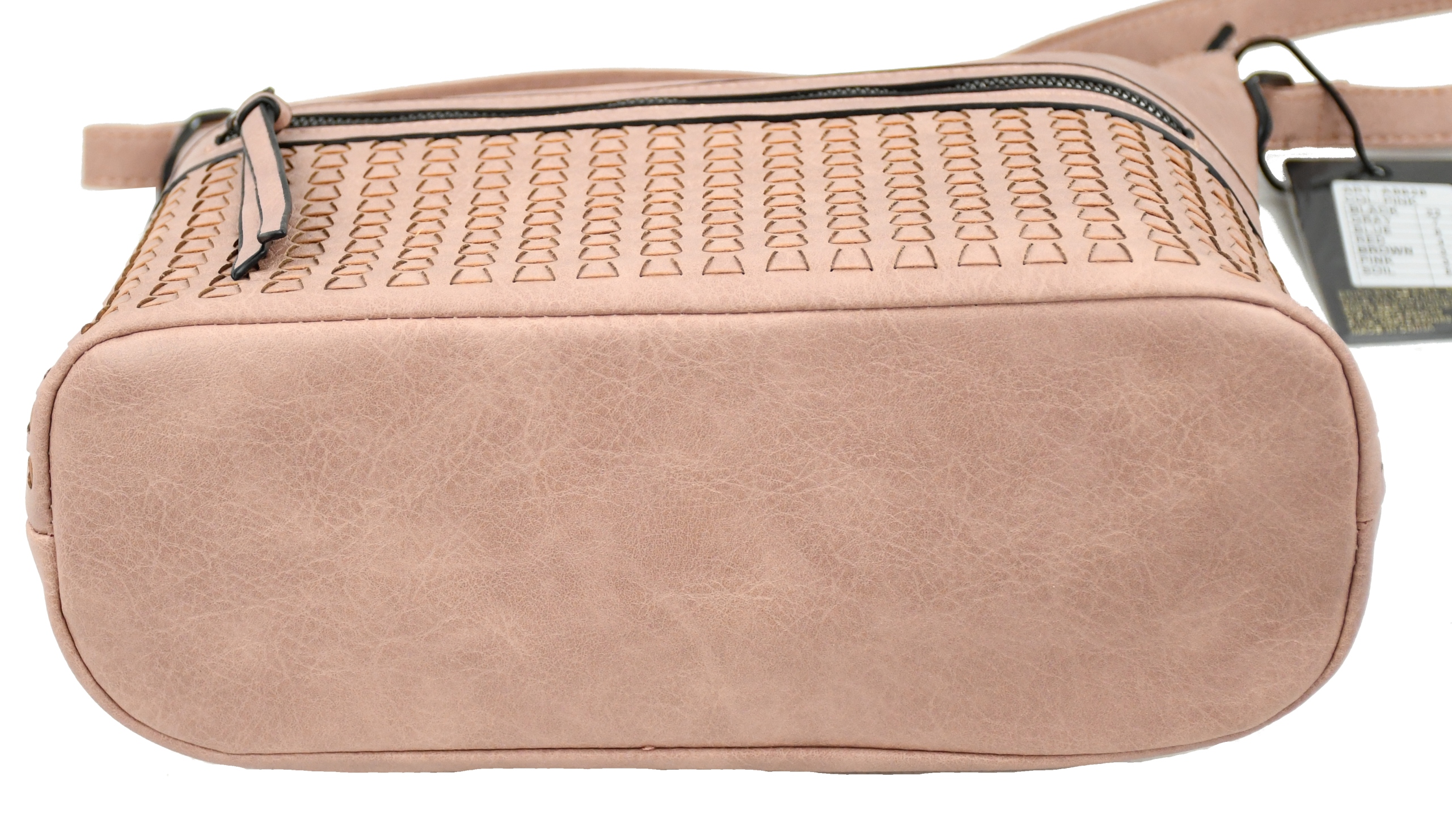 TOREBKA LISTONOSZKA damska miękka worek na ramie torebki długi pasek Kolor okuć srebrny