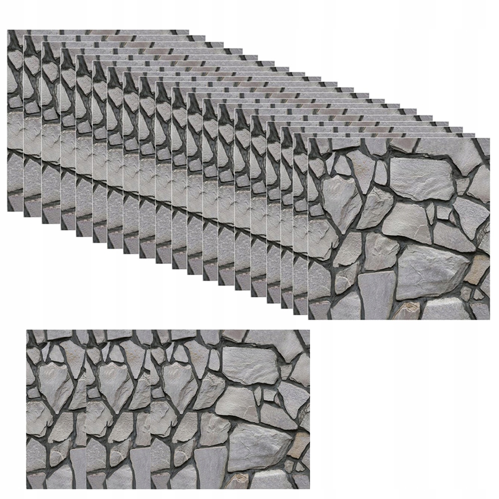 Dekorativní Panel Cihla 3D Kámen Samolepící Na Zeď Samolepky Diy
