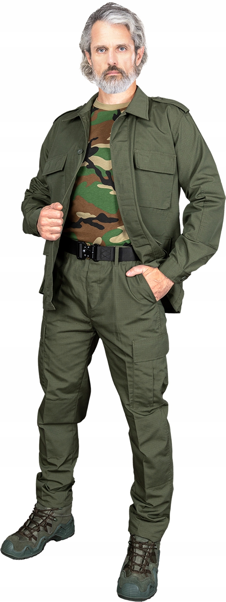 Komplet Militarny ubranie ochronne spodnie i bluza rozm. S Tactital Guard