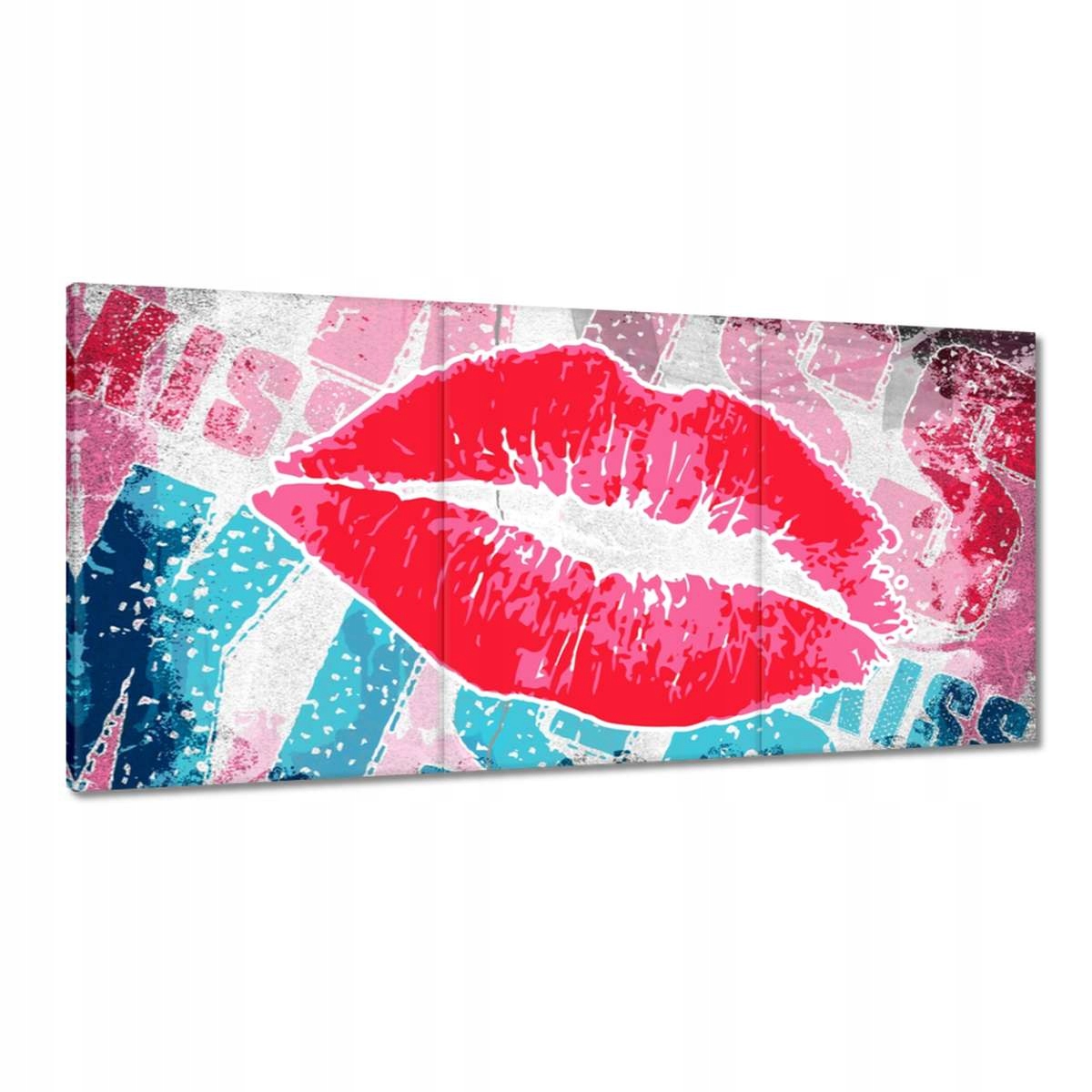 Obrazy 180x90 Pútavé pery Bozk Kiss