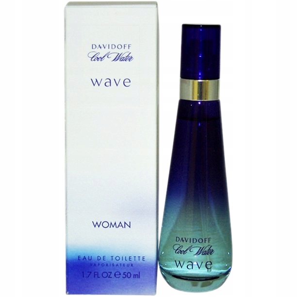 Davidoff Cool Water Wave 50 ML Eau De Toilette Unikat-Zdjęcie-0