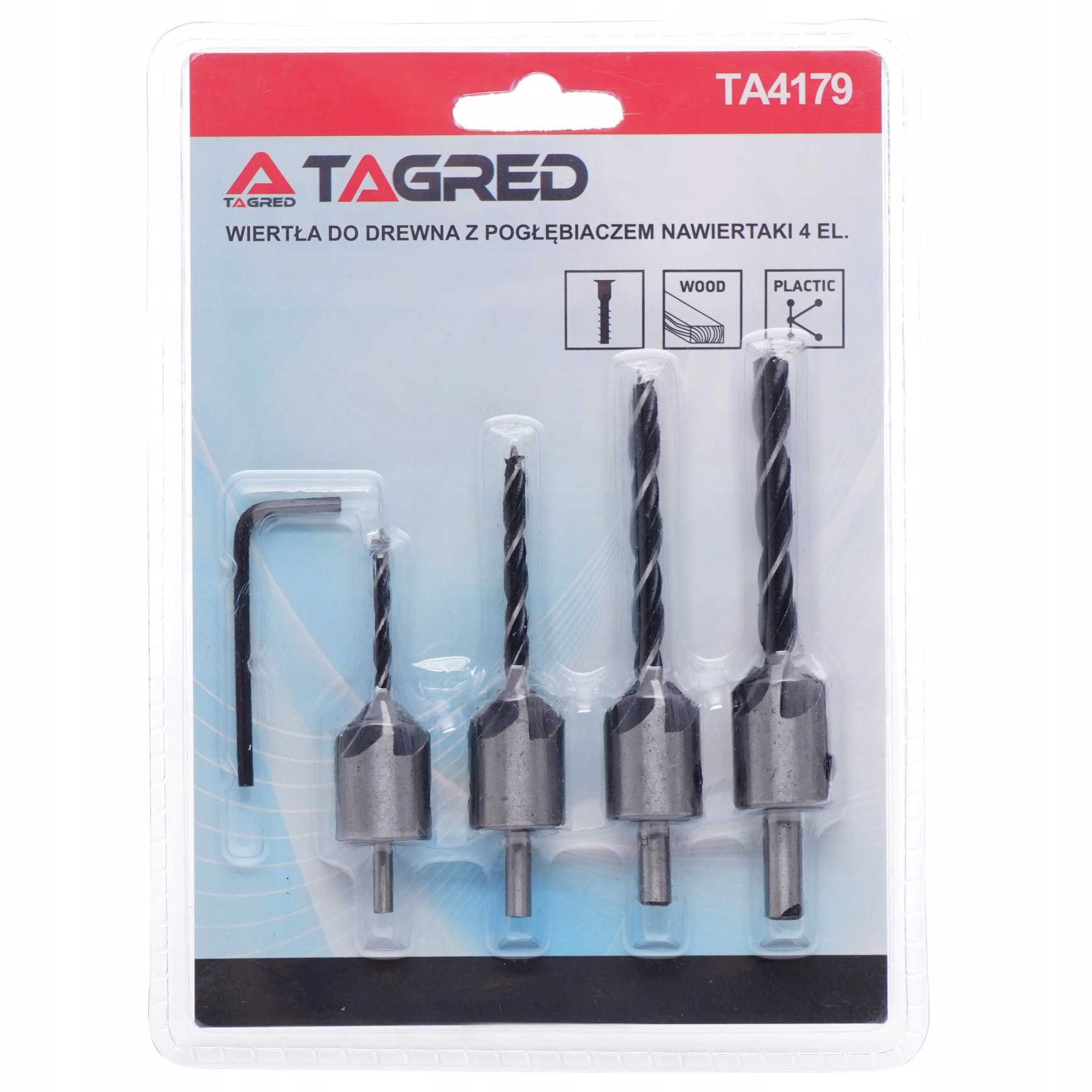 

Wiertła Do Drewna Z Pogłębiaczem Regulowane 3-6 MM