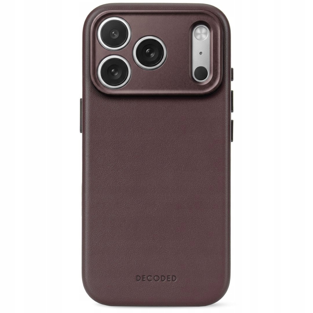 Decoded Leather Backcover skórzane etui do iPhone 18 Pro 17 Pro kompaty