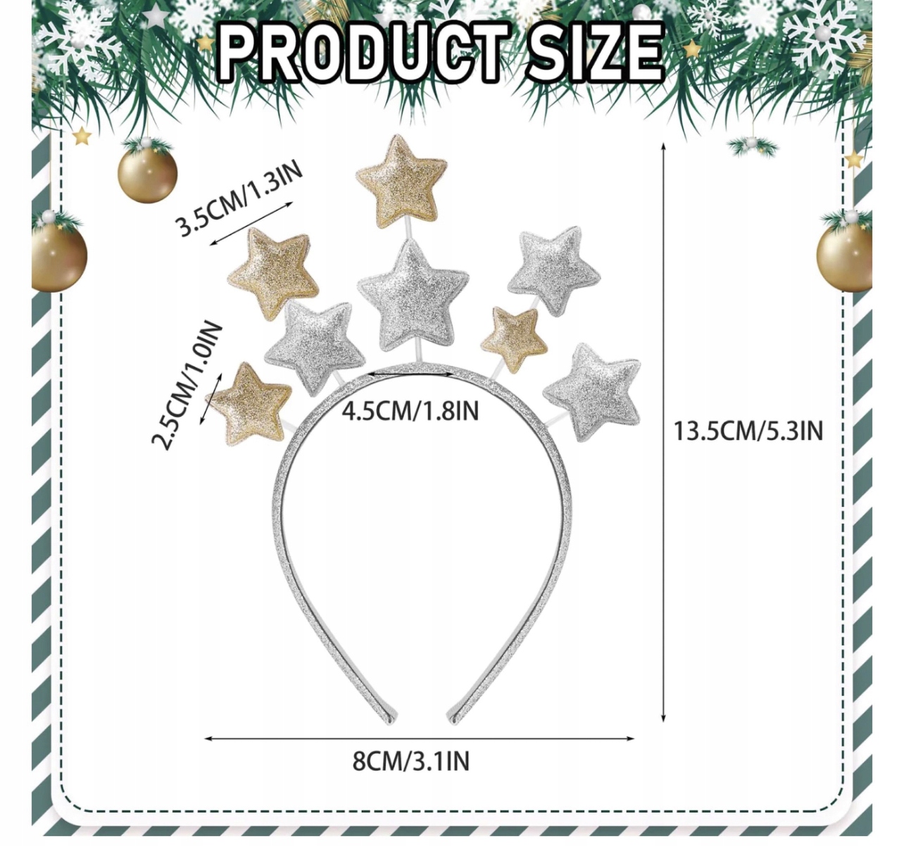 OPASKA na głowę z gwiazdkami Marka Danmari