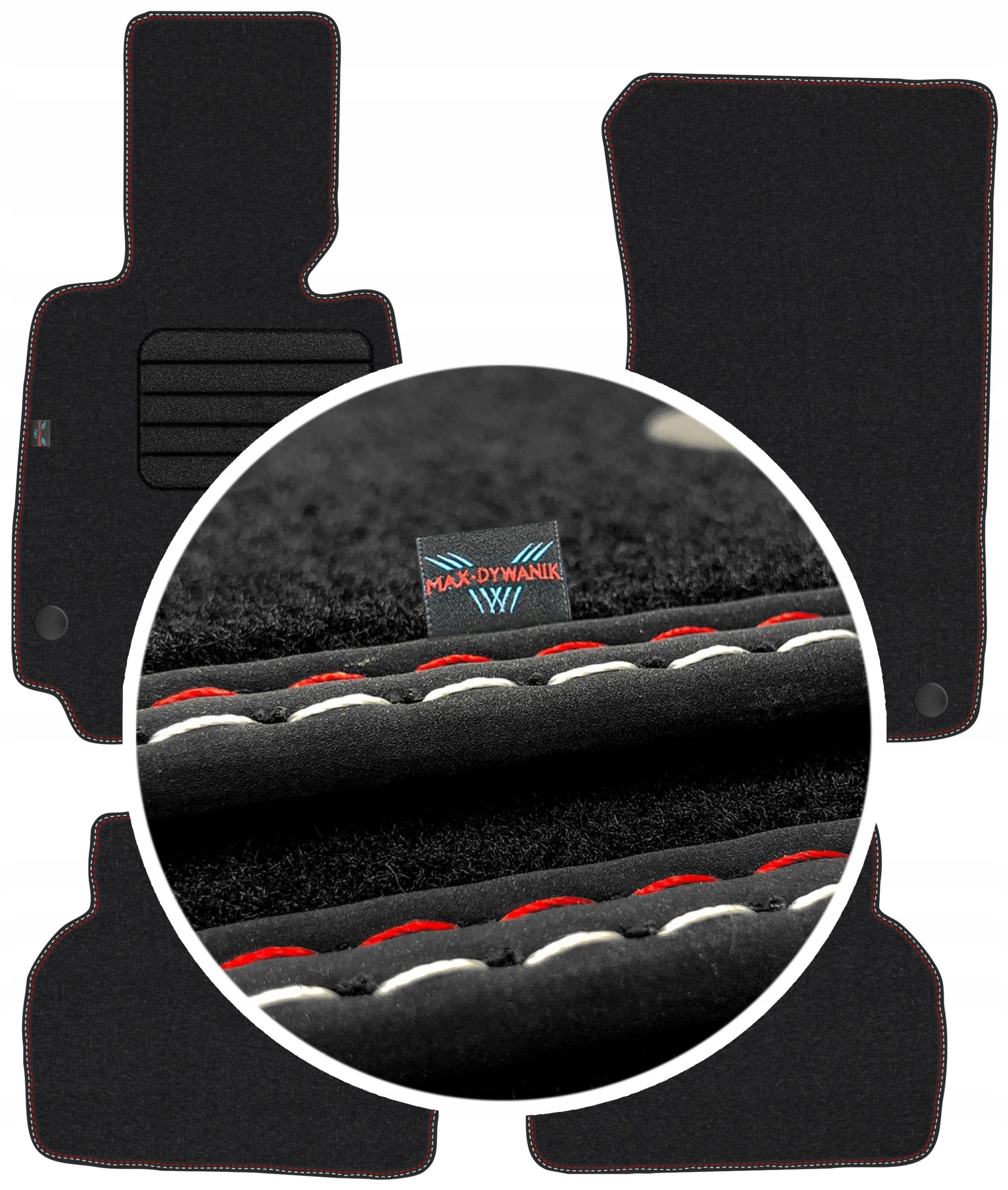 Bmw 5 E39 1995-2004 Velurové autokoberce Koberce do auta