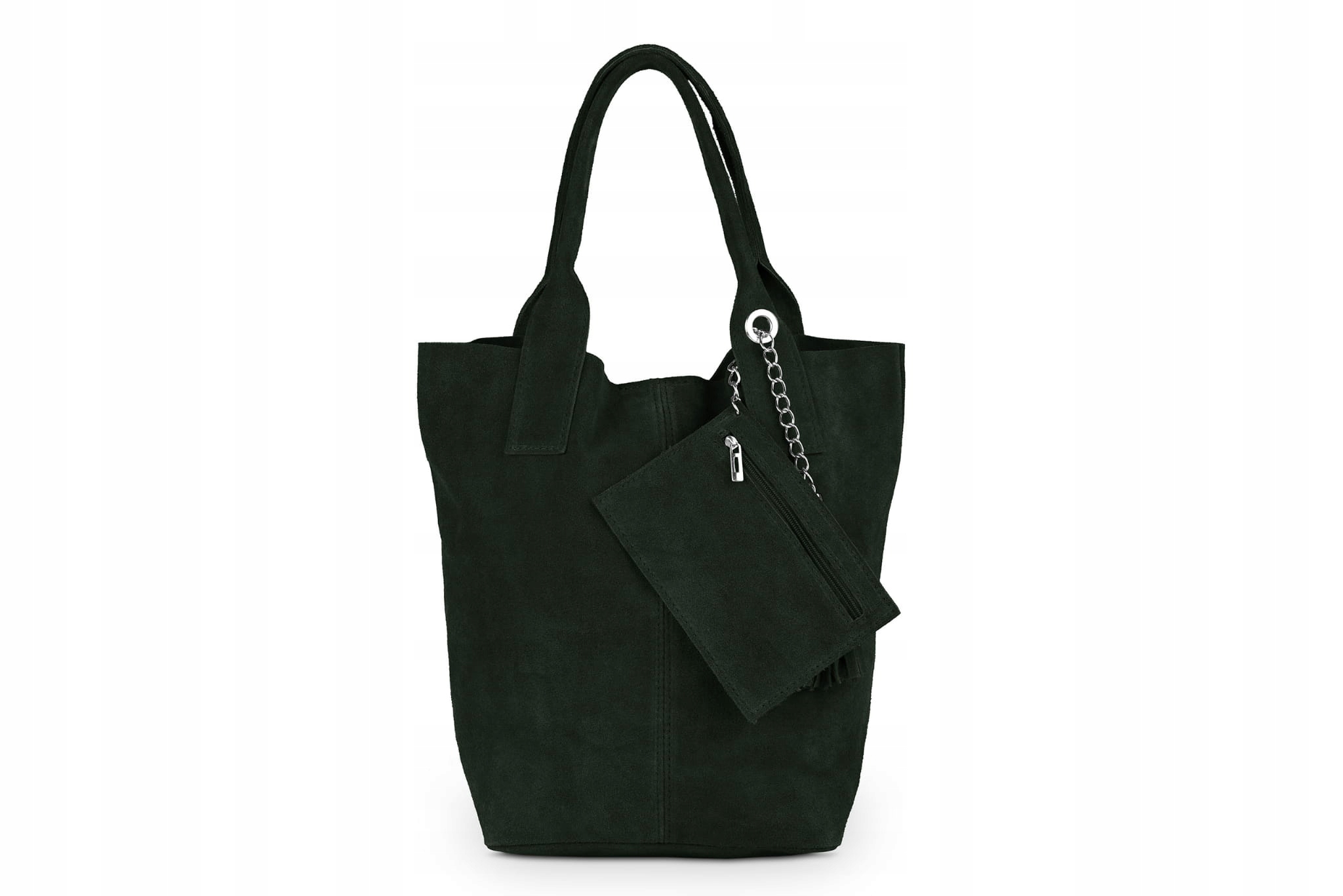 Kožená taška Vera Pelle Olivera Semišová Láhev