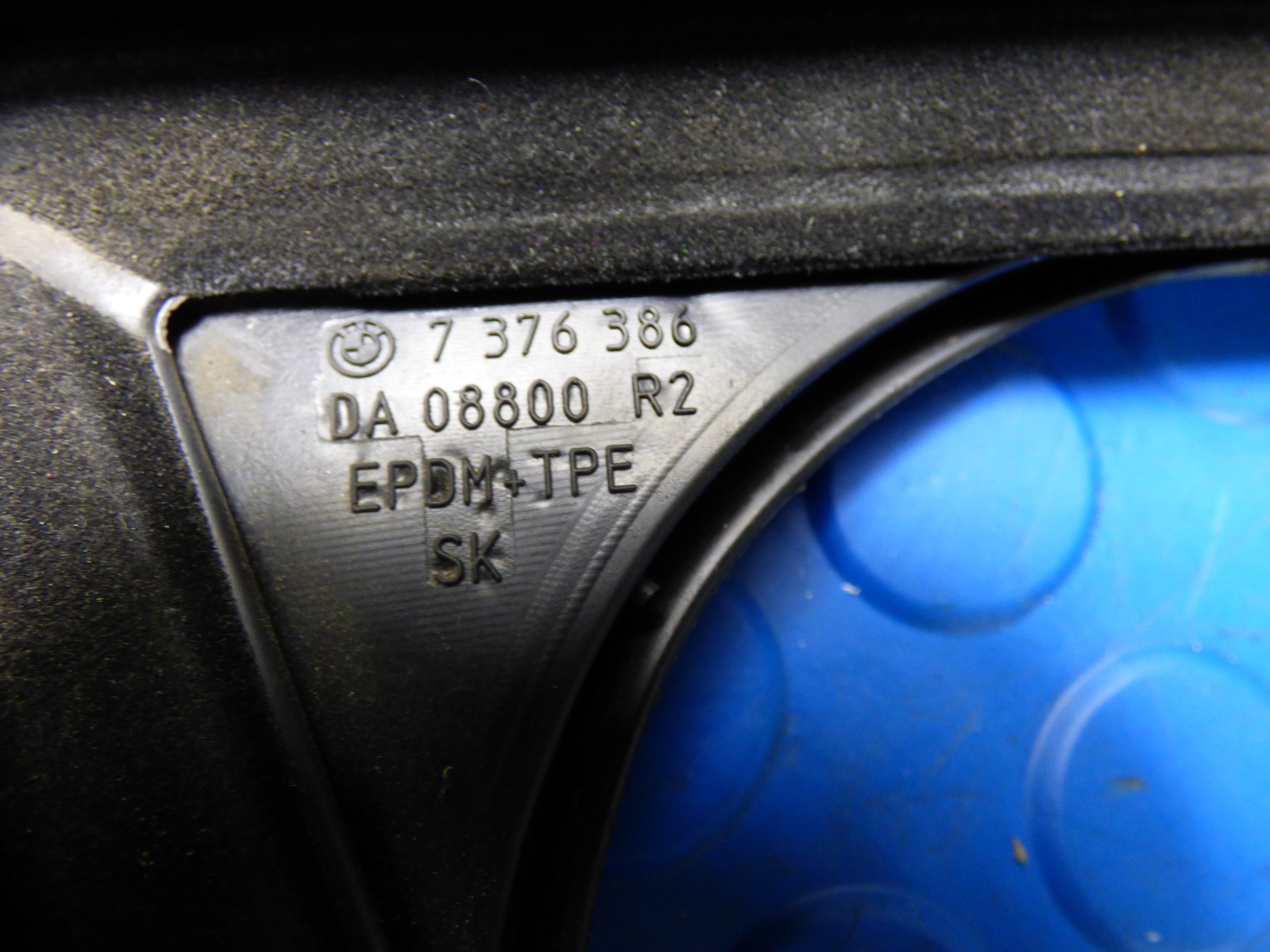 BMW 1 F20 Dichtsatz ramki Tür 7376386