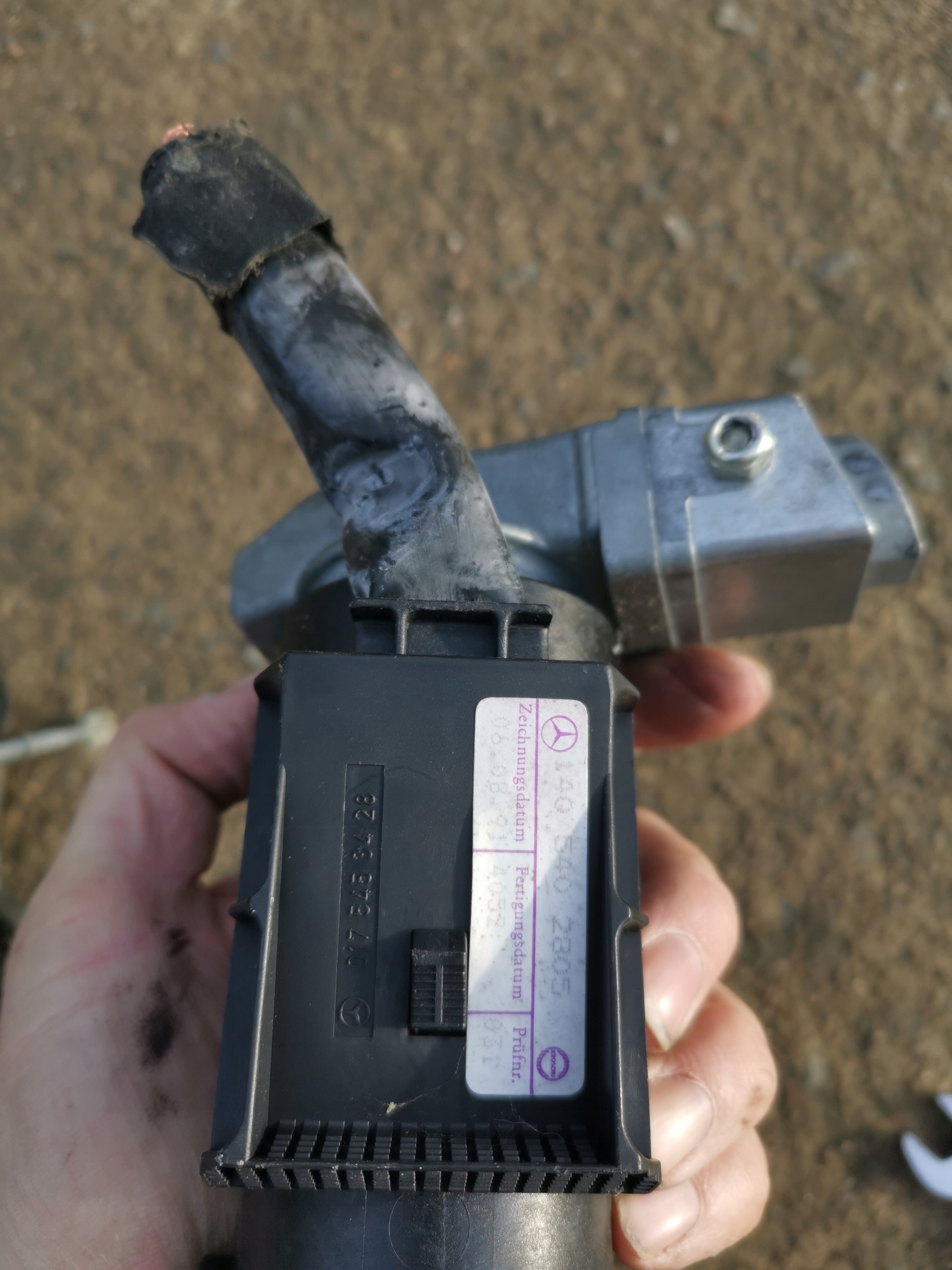 Clé MERCEDES W140 Insert de la serrure Droit Gauche