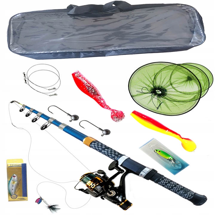 Ozbrojený rybářský set k vodě Spining Taška Dárek pro rybáře